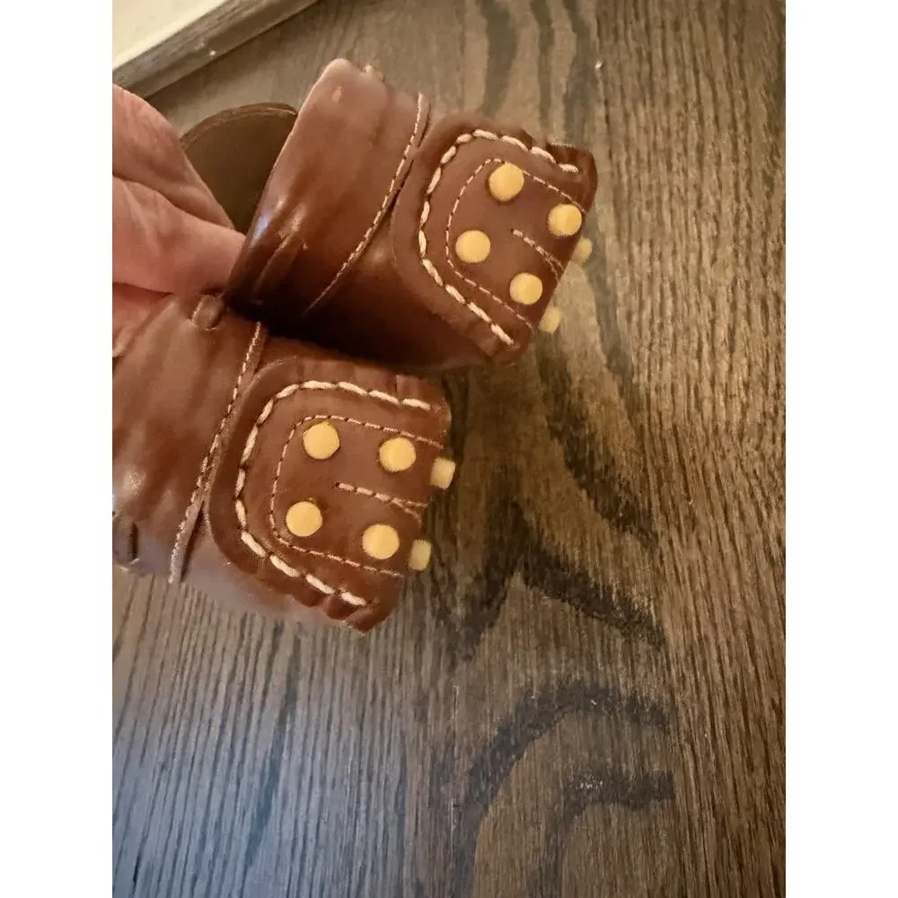 Elephantito Loafers, Natural Tan Little Kids Sz 10c